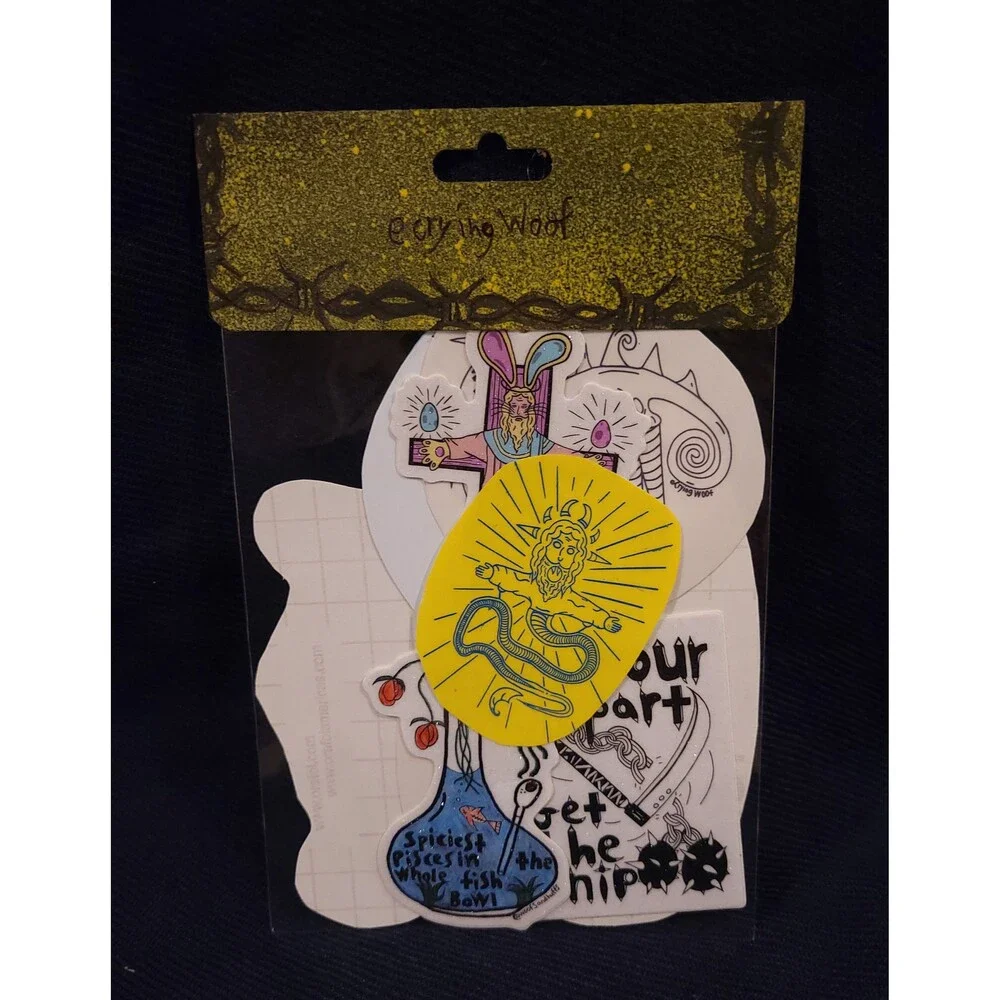 Sticker Pack. Custom 7 stickers in each packaging vinyl sticker, Decals